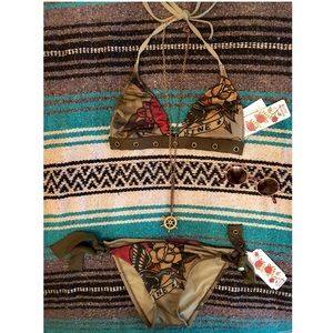 Lucky Brand Bikini Bathing Suit